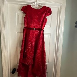 Rare edition red dress girls size 16
